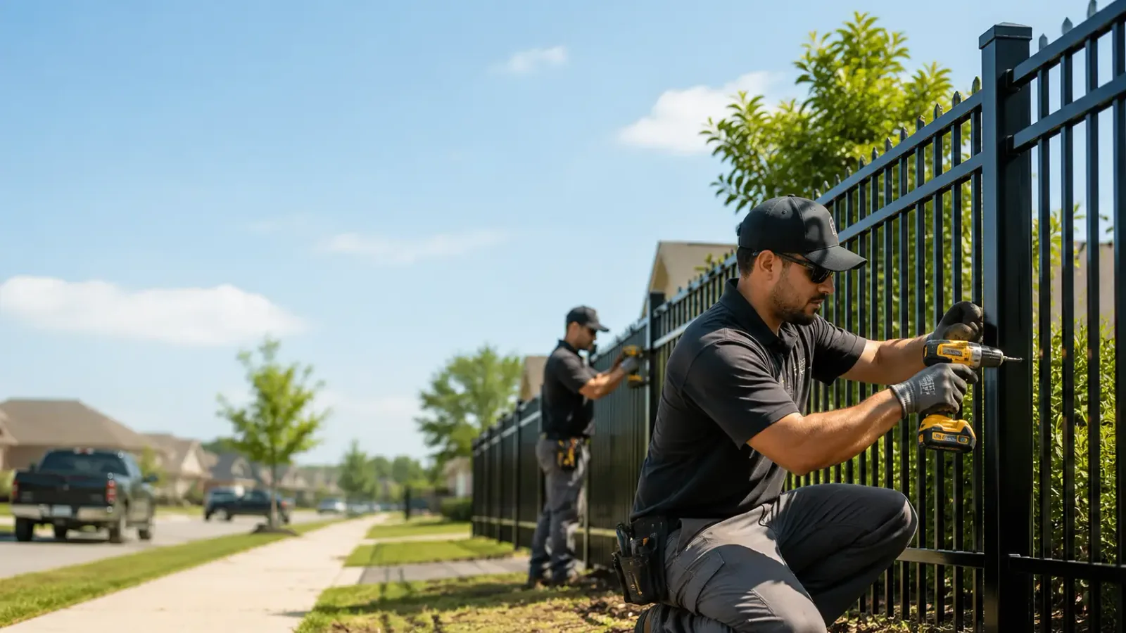 Metal Fence Installation in Mount Braddock, PA
